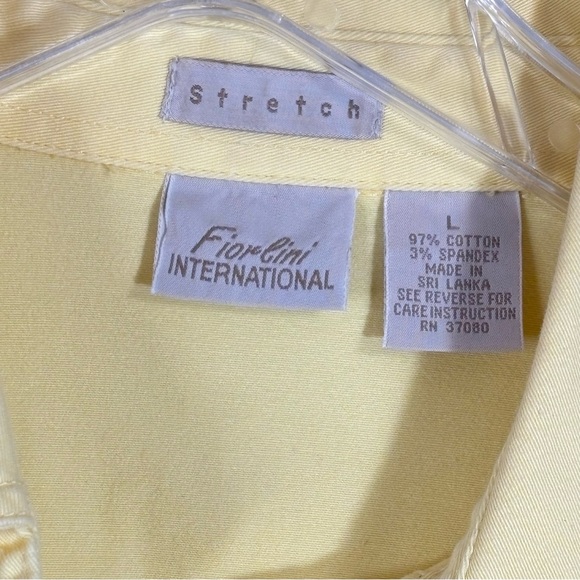 Giorgio Fiorlini Women’s Yellow Button Up Jacket Size L - Picture 4 of 6
